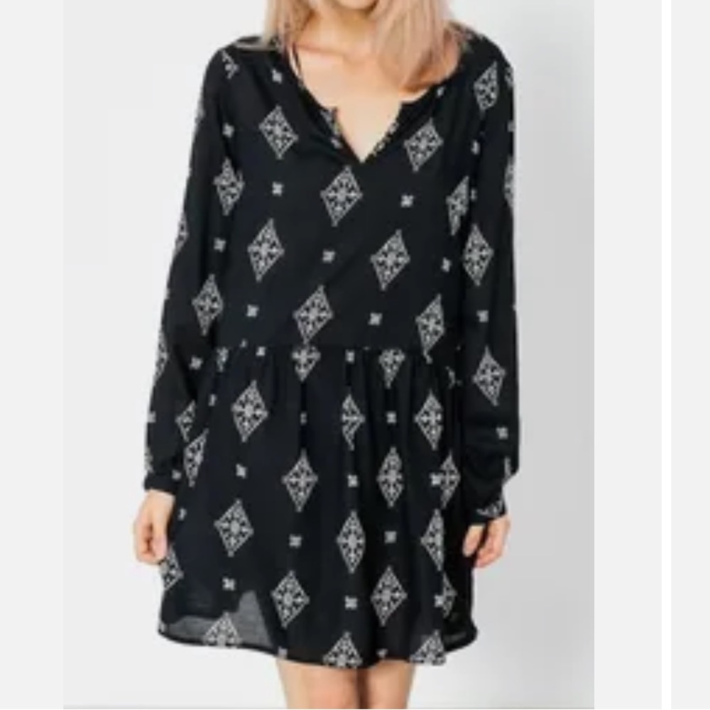🌺 ROXY Sunkissed Daze Long Sleeve Dress Women’s Size XS